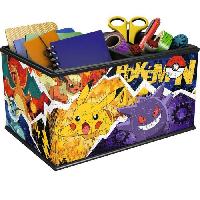 Puzzle Boite de rangement Pokemon Puzzle 3D - Ravensburger - 216 pieces - A partir de 8 ans