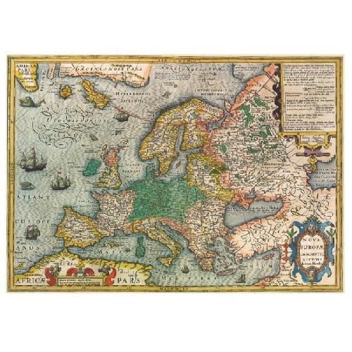 Puzzle Puzzle Carte d'Europe - 1000 pieces - Marque Educa - Theme Voyage et cartes
