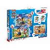 Puzzle Clementoni - Edukit - Pat'Patrouille - Coffret d'activités préscolaire 4 en 1 - Puzzles. Cubes et Mémo - Fabriqué en Italie