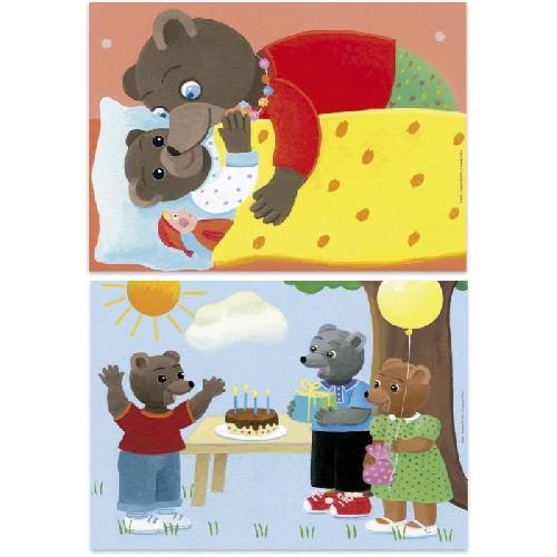 Puzzle Puzzle - EDUCA - Petit Ours Brun : Ensemble de 2 puzzles de 20 pieces pour enfants des 4 ans