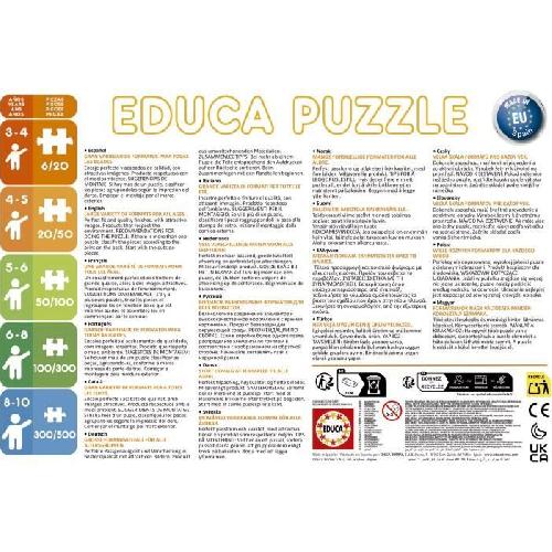 Puzzle Puzzle - EDUCA - Petit Ours Brun : Ensemble de 2 puzzles de 20 pieces pour enfants des 4 ans