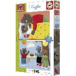 Puzzle Puzzle - EDUCA - Petit Ours Brun : Ensemble de 2 puzzles de 20 pieces pour enfants des 4 ans