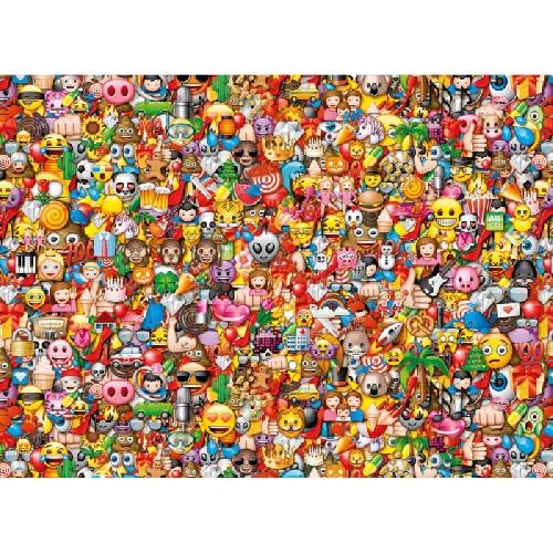 Puzzle Puzzle Emoji 1000 pieces - Clementoni - Impossible Puzzle - Pour adultes - 14 ans et plus