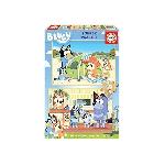 Puzzle Puzzle en bois Bluey EDUCA - 50 pieces - Dessins animés et BD - Pour enfants de 4 ans et plus