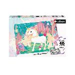 Puzzle enfant 45 pieces Jolie licorne Nathan - Poster inclus - Theme fantastique - Mixte - A partir de 5 ans