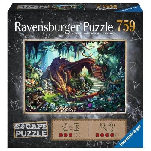 Puzzle Puzzle Escape Dans la grotte du dragon - Ravensburger - 759 pieces - Pour adultes et enfants des 12 ans