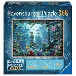 Puzzle Escape Enfant Au royaume sous-marin. Puzzle 368 pieces. Des 9. 13395. Ravensburger