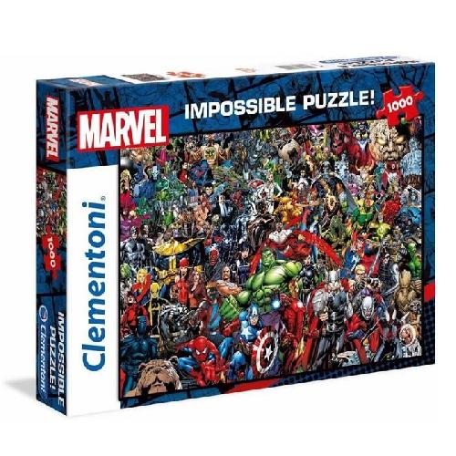 Puzzle Impossible 1000 pieces Marvel - Clementoni