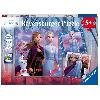 Puzzle LA REINE DES NEIGES 2 Puzzles 3x49 pieces - Le voyage commence - Ravensburger - Lot de puzzles enfant - Des 5 ans