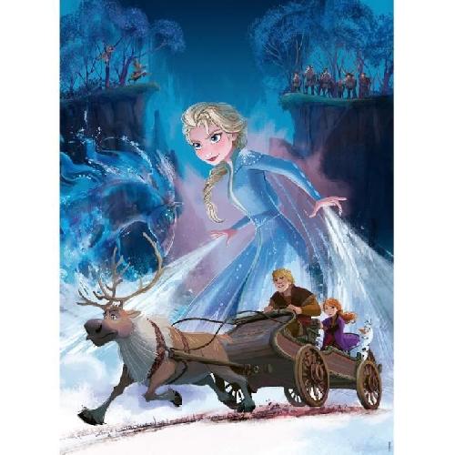 Puzzle Puzzle La Reine des Neiges 2 - Ravensburger - 200 pieces XXL - Foret mystérieuse - Enfant 8 ans et plus