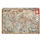 Puzzle Puzzle Le Monde 1000 pieces - EDUCA - Voyage et cartes - Adulte - 12 ans