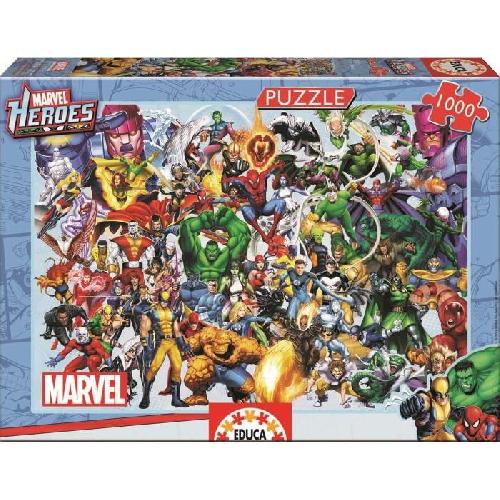Puzzle Puzzle Marvel 1000 pieces - EDUCA - Collage des héros - Dessins animés et BD