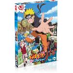 Puzzle Puzzle Naruto Shippuden Retour a Konoha 1000 pieces - Winning Moves - Dessins animés et BD - Adulte - Bleu