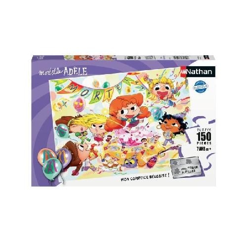 Puzzle Puzzle Nathan Mortel Anniversaire Mortelle Adele - NATHAN - 150 pieces - Dessins animés et BD - Enfant