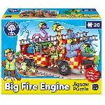 Puzzle - ORCHARD - Big Fire Engine - 20 pieces - Multicolore - Pour enfants a partir de 24 mois