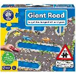 Puzzle - ORCHARD - Giant route Road - 20 grosses pieces interchangeables - Theme véhicules - a partir de 3 ans