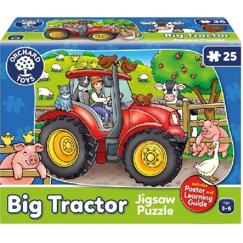 Puzzle Puzzle - ORCHARD - Le tracteur - Multicolore - Rouge - 3 ans et plus