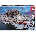 Puzzle paysage et nature - EDUCA - 1500 pieces - Îles Lofoten. Norvege
