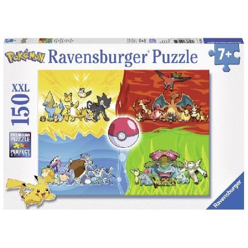 Puzzle Puzzle Pokémon 150 pieces XXL - Différents types de Pokémon - Ravensburger