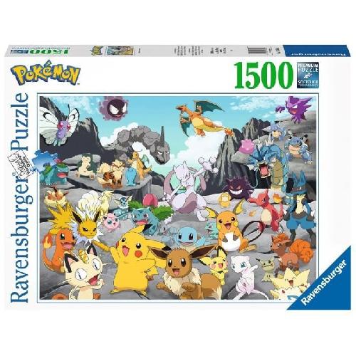 Puzzle Puzzle Pokémon Classics 1500 pieces - Ravensburger - Puzzle adultes des 14 ans