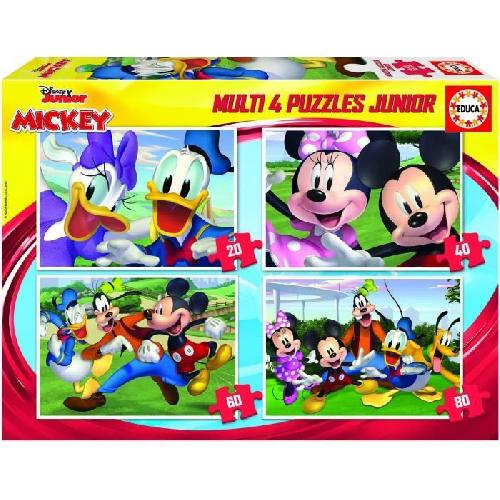 Puzzle Puzzle progressif Mickey - EDUCA - 18627 - 100-200 pieces - Pour enfants de 3 ans et plus