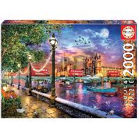 Puzzle Puzzle 2000 pieces Londres au coucher du soleil - EDUCA