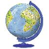 Puzzle Puzzle 3D Globe terrestre 180 pieces - Ravensburger - Éducatif - Sans colle - Des 7 ans