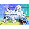 Puzzle Puzzle 60 p - NATHAN - Les 101 Dalmatiens - Blanc - Disney - Scene de vie