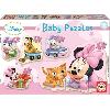 Puzzle Puzzle bébé EDUCA - BABY MINNIE - 5 puzzles progressifs de 3 a 5 pieces