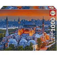 Puzzle Puzzle MOSQUEE BLEUE. ISTANBUL - 1000 pieces - EDUCA - Architecture et monument