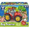 Puzzle Puzzle - ORCHARD - Le tracteur - Multicolore - Rouge - 3 ans et plus