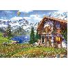 Puzzle Puzzle paysage et nature - EDUCA - CHALET ALPIN - 4000 pieces - Sachet de colle inclus