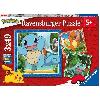 Puzzle Puzzle pour enfants 3x49 pieces Pokémon - Salameche. Bulbizarre et Carapuce - Des 5 ans - 3 posters inclus - 05586 - Ravensburger