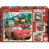 Puzzle Puzzle progressif CARS - Garçon et Fille - A partir de 3 ans - Dessins animés et BD