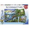 Puzzle Puzzles 3x49 pieces - La fascination des dinosaures - Ravensburger - Lot de puzzles enfant - Des 5 ans