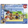 Puzzle Puzzles Pat' Patrouille Chiens héroiques Ravensburger 2x24 pieces pour enfant des 4 ans