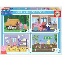 Puzzle Puzzles progressifs Peppa Pig - EDUCA - MULTI 4 JUNIOR - 50 a 150 pieces - Pour enfants de 3 ans et plus