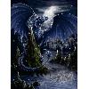 Puzzle Ravensburger - Puzzle 1500 pieces - Le dragon bleu - Adultes & enfants des 14 ans - Puzzle de qualité supérieure 80x60cm -12000731