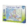 Puzzle Ravensburger - Puzzle 200 pieces XXL - Carte d'Europe - Mixte - A partir de 8 ans