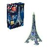 Puzzle Ravensburger-Puzzle 3D Tour Eiffel phosphorescente 50 ans-Des 10 ans-216p numérotées a assembler sans colle-Accessoires inclus-11591