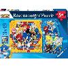 Puzzle Ravensburger-Puzzles 3x49 pieces - Les aventures de Sonic-4005555011330-A partir de 5 ans