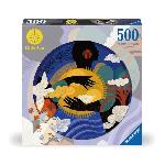 Puzzle Puzzle rond 500 pieces Ressentir. Little Sun. Adultes et enfants des 10 ans. Puzzle de qualité supérieure. Encastrement parfait. 120