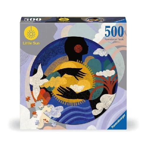 Puzzle Puzzle rond 500 pieces Ressentir. Little Sun. Adultes et enfants des 10 ans. Puzzle de qualité supérieure. Encastrement parfait. 120