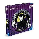 Puzzle rond Ravensburger - Mercredi Adams - 500 pieces - Dessins animés et BD - A partir de 10 ans