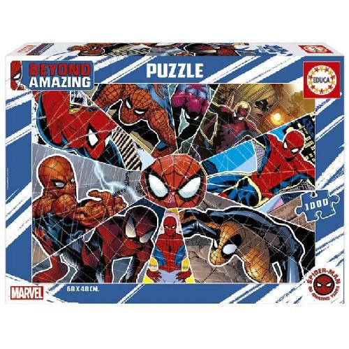 Puzzle Puzzle SPIDER-MAN BEYOND AMAZING - 1000 pieces - Marque Educa - Pour enfant a partir de 14 ans