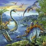 Puzzle Puzzles 3x49 pieces - La fascination des dinosaures - Ravensburger - Lot de puzzles enfant - Des 5 ans