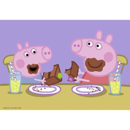 Puzzle Puzzles Peppa Pig La vie de famille Ravensburger 2x24 pieces pour enfant des 4 ans