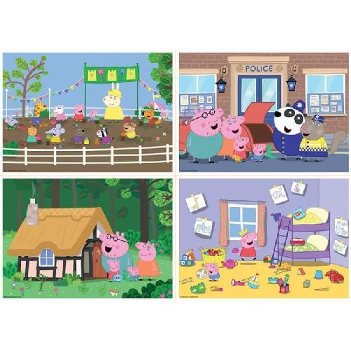 Puzzle Puzzles progressifs Peppa Pig - EDUCA - MULTI 4 JUNIOR - 50 a 150 pieces - Pour enfants de 3 ans et plus