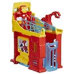 Figurine Miniature - Personnage Miniature Quartier General d'Iron Man Spidey. A partir de 3 ans. Spidey et ses Amis Extraordinaires