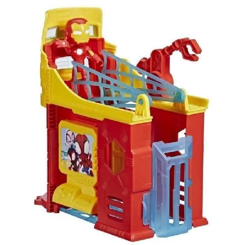 Figurine Miniature - Personnage Miniature Quartier General d'Iron Man Spidey. A partir de 3 ans. Spidey et ses Amis Extraordinaires